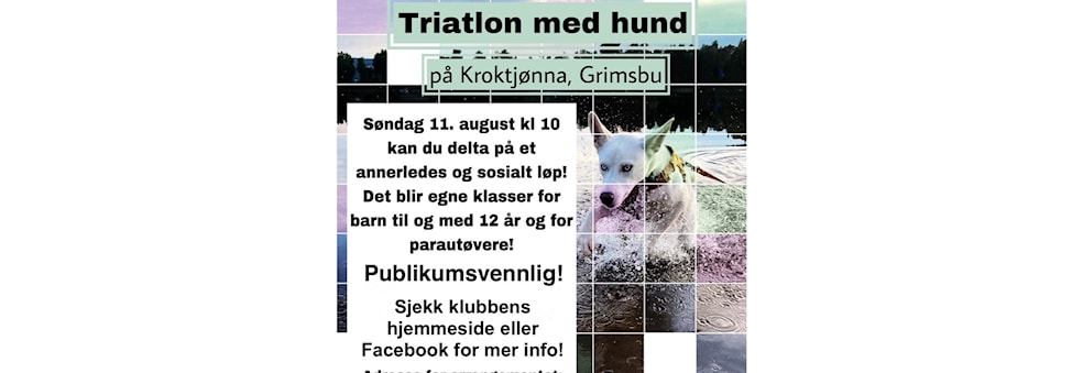 Lavterskelløp: Triatlon med hund